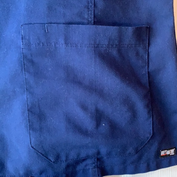 Grey’s Anatomy Navy Scrub Top - Picture 3 of 6